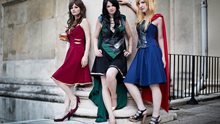 So can we get a line of Avengers-inspired dresses already?